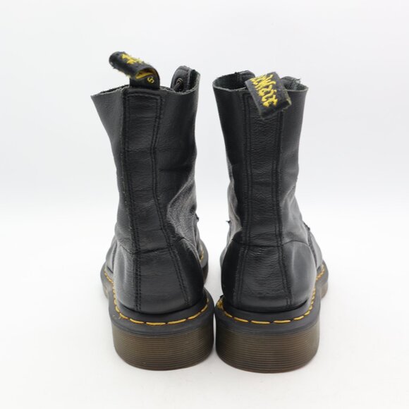Doc Dr. Martens 1460 Pascal Women's Size 8 Boots Black Soft Leather - Picture 5 of 11
